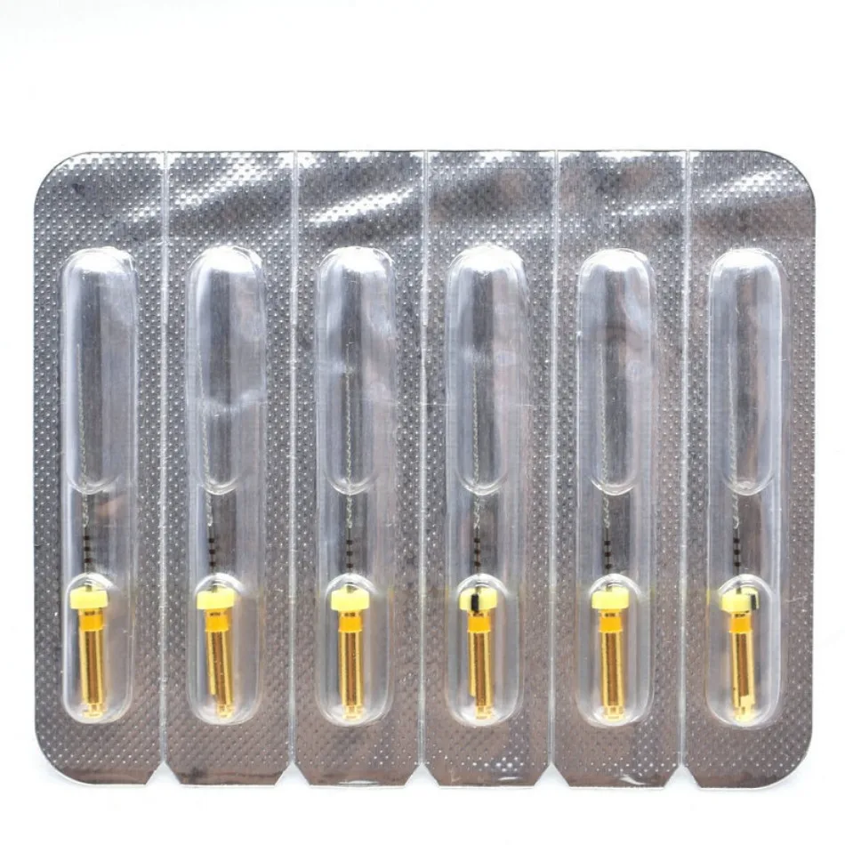 1 Box Dental Nickel Titanium Path Files Endo File 25mm Size 13#-19# Taper 02 Engine Use Root Canal Instrument Tools