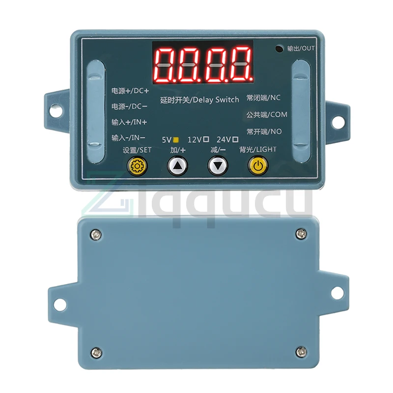 

DC 5V 12V 24V Time Delay Relay Timer Module Trigger Cycle Delay Timing Circuit Switch Module with LED Display