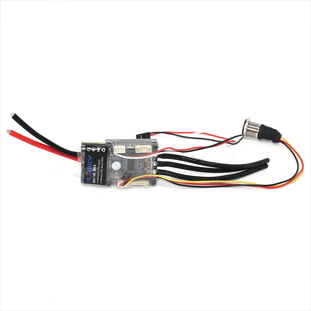 VivaSFlipsky Mini V6 Mk5 With Power Button Base On Vesc_6_mk5 With Aluminum Anodized Heat Sink For Electric Skateboard Sctooer E