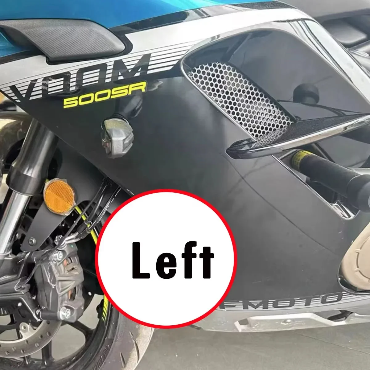 【Precise Fit】Motorcycle original accessories 500SR radiator guard diffuser shell Fir For CFMOTO 500SR VOOM 500 SR