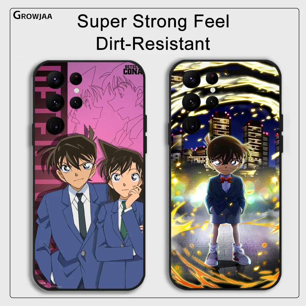 นักสืบ C-Conan เคสโทรศัพท์สำหรับซัมซุงกาแล็คซี่ S24 S23 S22พิเศษ S21 S20ซิลิโคนปกป้อง5G เคสป้องกันการตก
