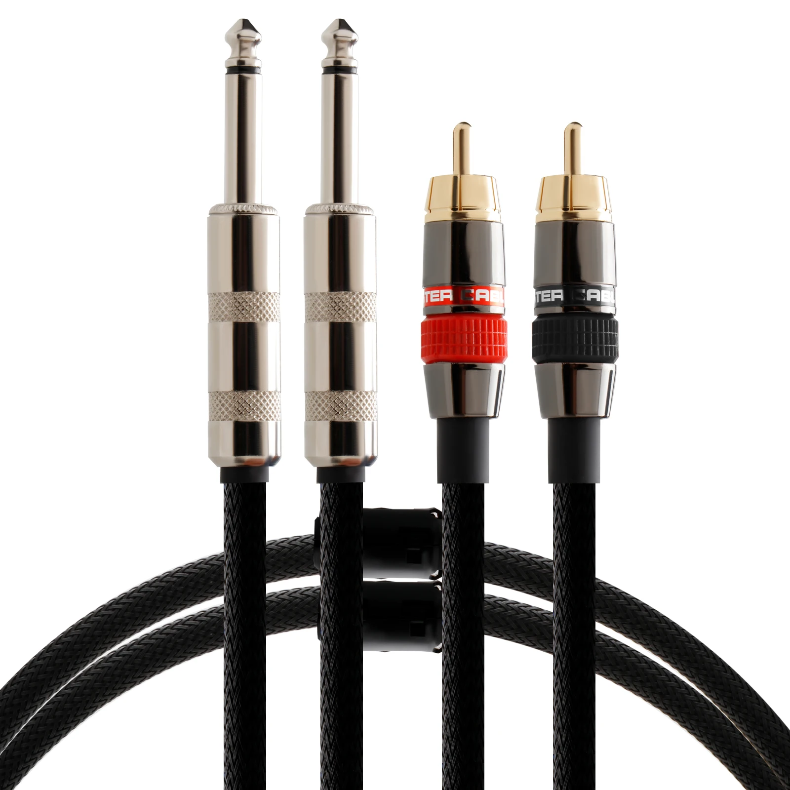 Preffair X401 6N OFC Kupfer HIFI 6,5 mm auf RCA-Audiokabel Hi-End Dual 6,5 auf 2RCA auf Mixer Console Verstärker Act – Detail 7