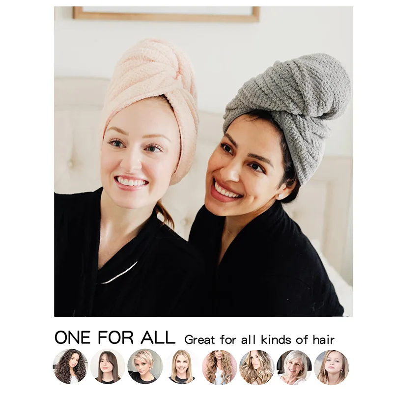 Fashionable Pineapple Pattern Hair Towel Cap Absorbent Quick Dry Superfine Fiber Shower Cap Adult One-Piece Hair Drying Towel