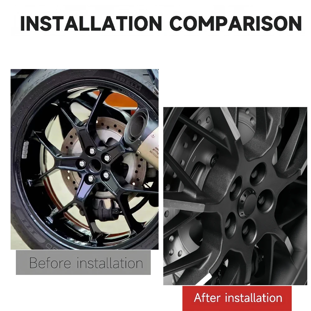 For Honda CB1000R 2021-2026 CNC ALuminum Accessories Rear Wheel Hub Cap Cover Decorative Nut Caps Kit view 5