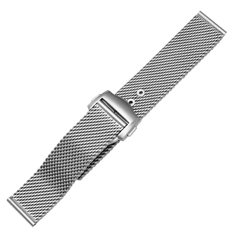 High Quality Titanium steel 20mm Chain Strap For Omega 007 Seamaster Diver 300 Watch Band Replace Milanese Stainless Bracelet