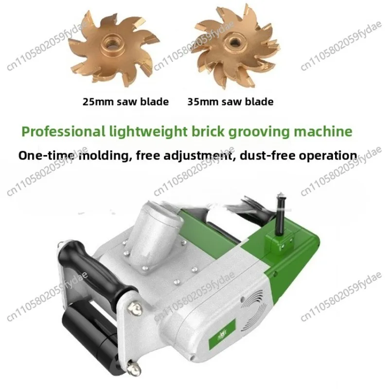 installation one-time forming no dead angle concrete wall grooving machine light brick gas fast foam brick grooving machine