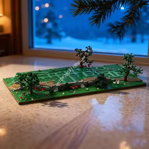 2056pcs MOC The Shire Display Set Hobbit And Lord Model Christmas Gifts Building Blocks DIY Creative Idea Kids Toys Birthday