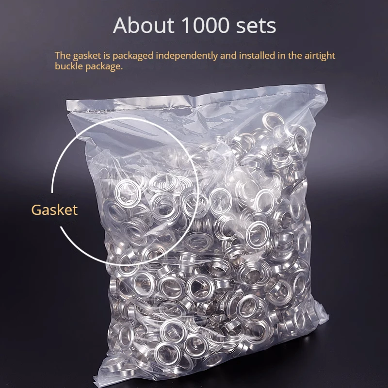 1000sets Copper Eyelet Setter Eyelets For Canvas Leathercraft Set Washers Shoe Box Bags Craft Rivets Ring Full Pack Mini Shoes O