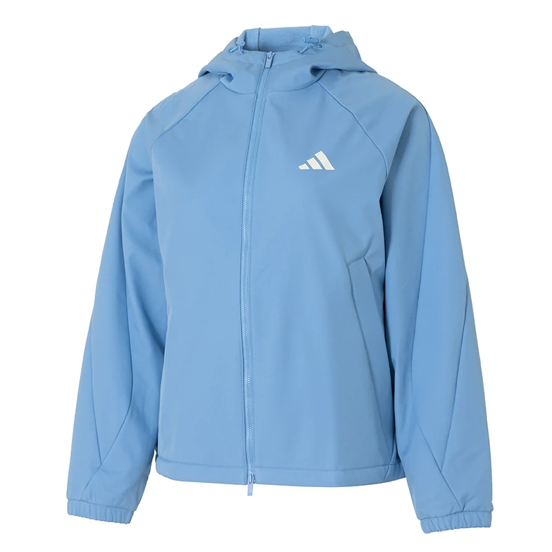 

Женская спортивная одежда Adidas (Adidas) для фитнеса, бега и тренировок, модная теплая повседневная тканая куртка Kc0087