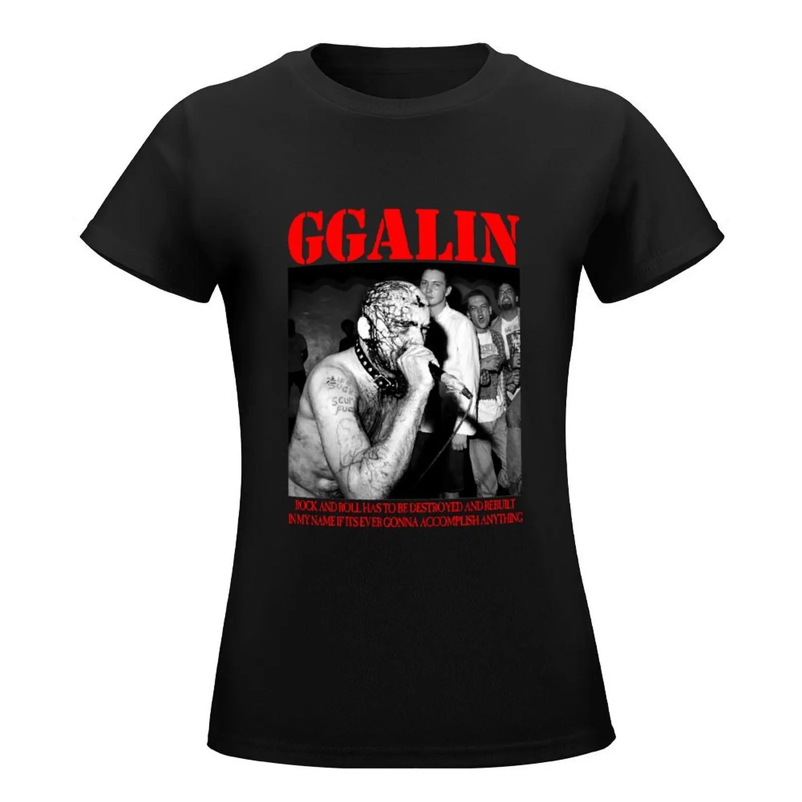 GG Allin T-Shirt tops shirts graphic tees funny t shirts for Women