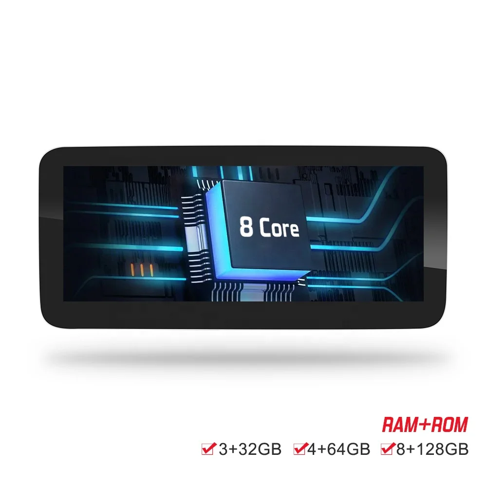 4+64G Android 11 Android Car DVD player with 12.3inch universal host support 4G wireless carplay and wired android auto