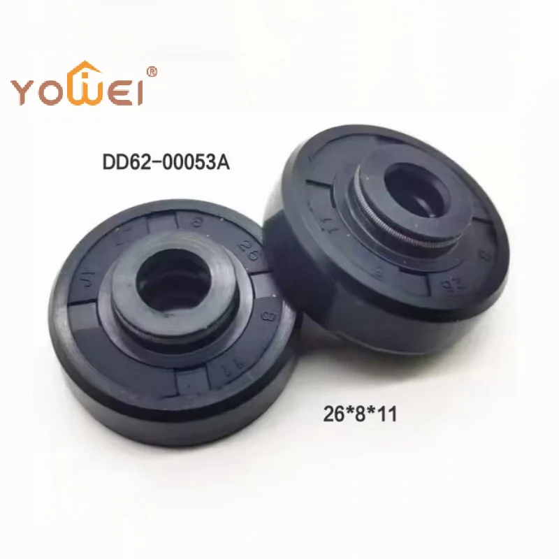 Latest DD62-00053A Dishwasher Motor Sealing Gasket Shaft Oil Seal 20C258 N7551 26*8*11MM For Most Brands Dishwasher