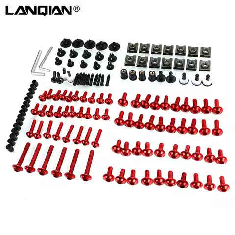 Universal For Honda CBR1000F CBR1100XX NC700X NC750x RC51 VTR1000F CB77 Motorcycle Fairing Body Bolts Spire Screw Spring Nuts