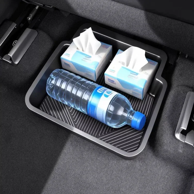 Universelle Silikon-Aufbewahrungsbox für Limousinen und SUVs, nass-trocken einsetzbar, rutschfest, geräuschlos, Auto-Innenraum-Organizer – Detail 2