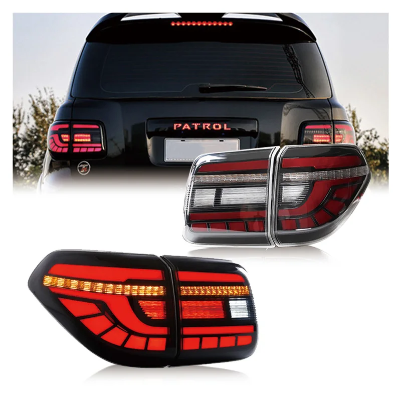 

Zhengwo Factory LED Tail Lights For Nissan Patrol Y62 2008-2019 Modified Taillight Rear Lamp Brake Signal Back Light