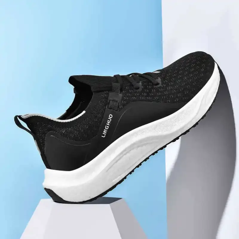 

Increases Height Chunky Flat Sports Shoes White Rubber Slippers Woman Red Sandals Sneakers Wholesale To Resell Original