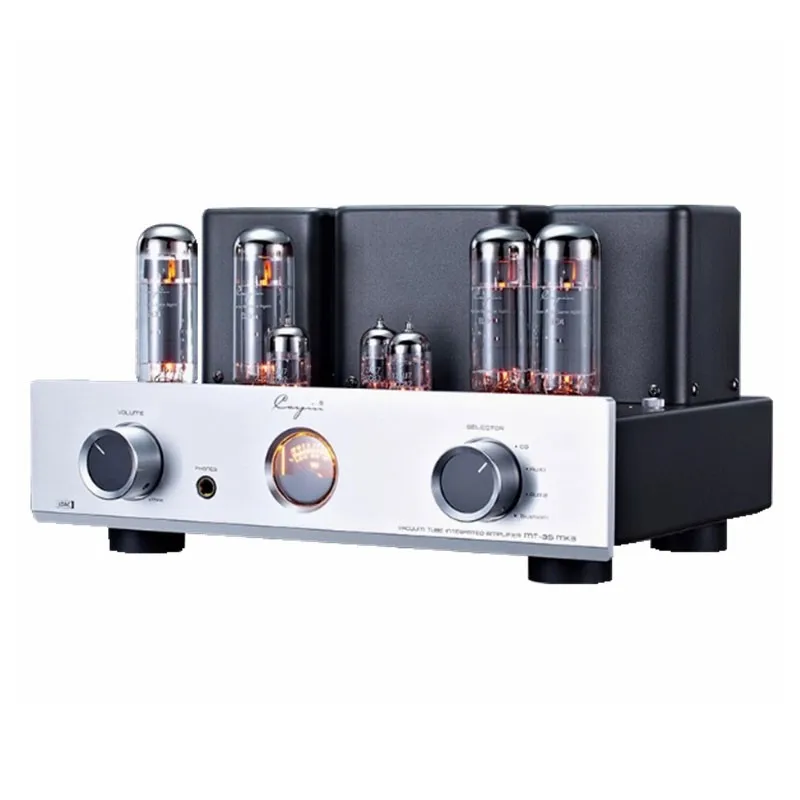 

HiFiAMP MT-35 MK3 HiFi Electronic Tube Power Amplifier 36W+36W 4xEL34 Vacuum Tube Amplifier with VU Meter