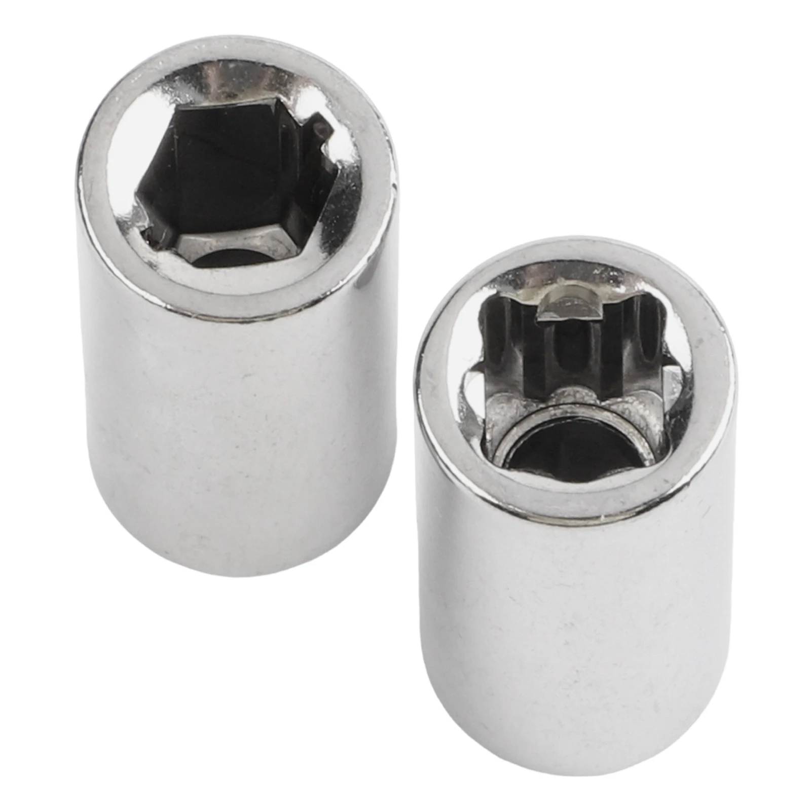 2er-Pack 1/4-Zoll-Vierkantantrieb auf Sechskant-Adapter, Schraubendreher-Bit-Konverter aus Chrom-Vanadium-Stahl für Elektrowerkzeuge – Detail 9