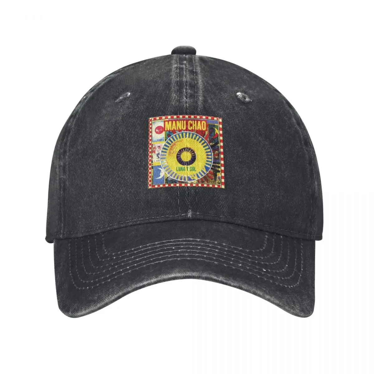Gorra de béisbol Manu Chao Moon and Sun, gorra para el sol, gorra tipo camionero, gorra nueva negra para mujer y hombre