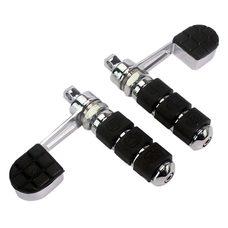 

Motorcycle Anti-Vibe Foot Pegs Aluminum Footrest Pedal For Sportster XL 883 1200 Softail DYNA FXDF BOB FXDC FXWG