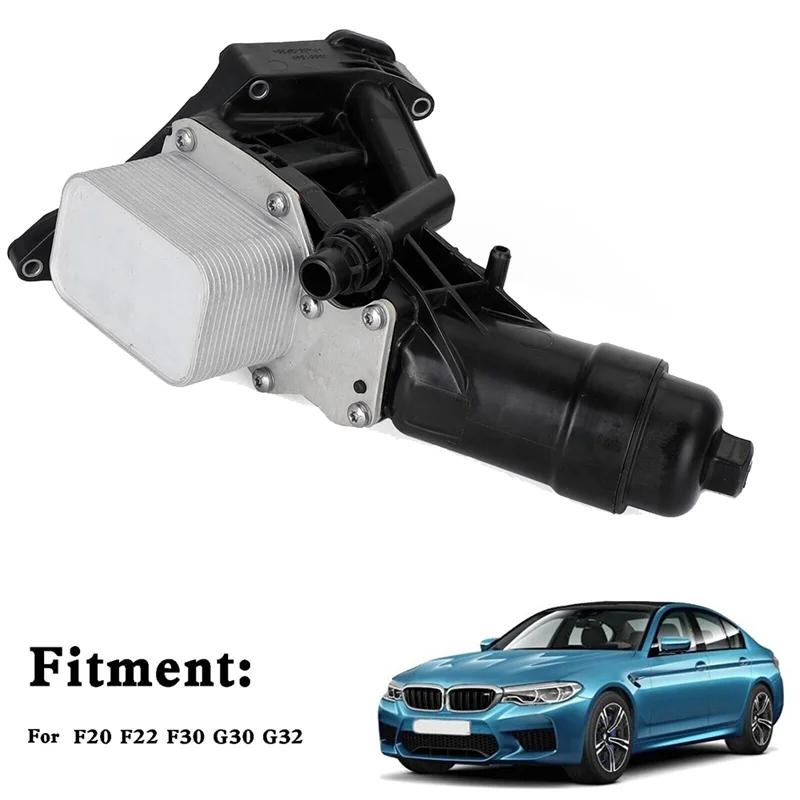 hot-11428596283-11428586673-engine-oil-cooler-filter-housing-for-bmw-f22-f23-f30-f31-f34-g01-g3011428596283-11428586673-engine