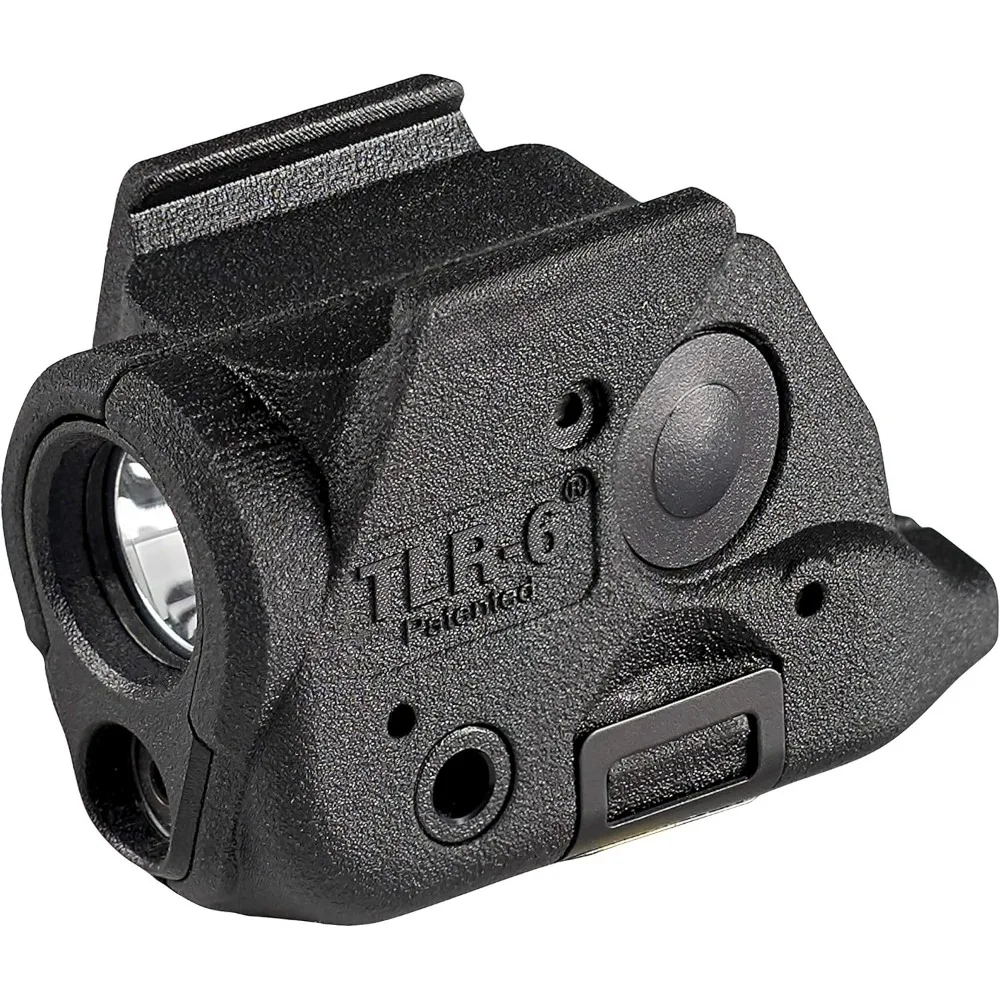 

Tactical Weapon Light, Equipped with Integrated Red Aiming Laser, Designed Specifically for Glock 43X MOS/48 MOS, Black