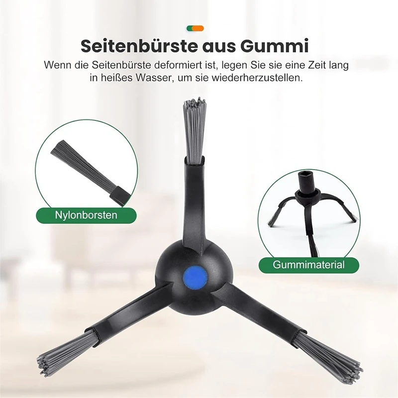 JDZD-For Ecovacs Deebot X5 Omni جهاز آلي لتنظيف الأتربة فرشاة جانبية رئيسية فلتر Hepa ممسحة القماش أكياس الغبار استبدال قطع الغيار