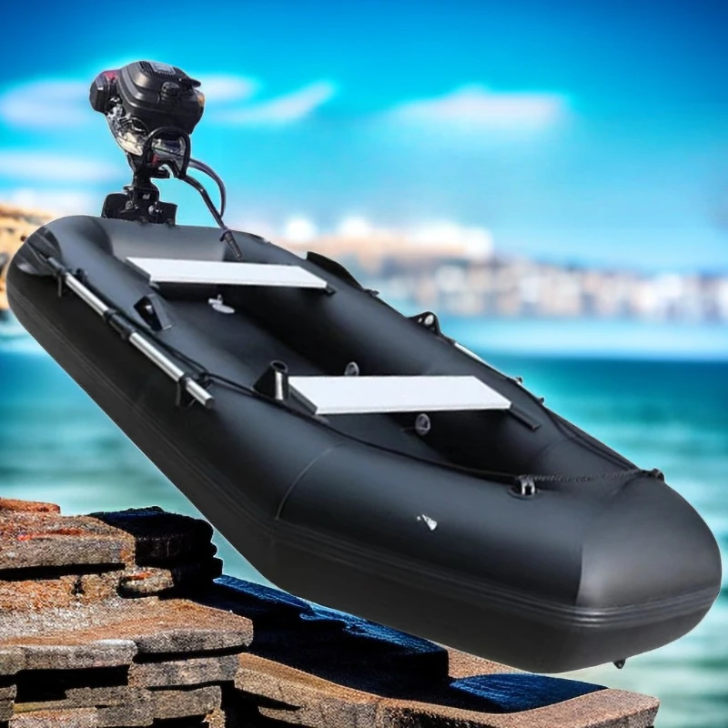 

Rubber boat thickened fishing hard bottom inflatable extra thick assault boat kayak folding hovercraft