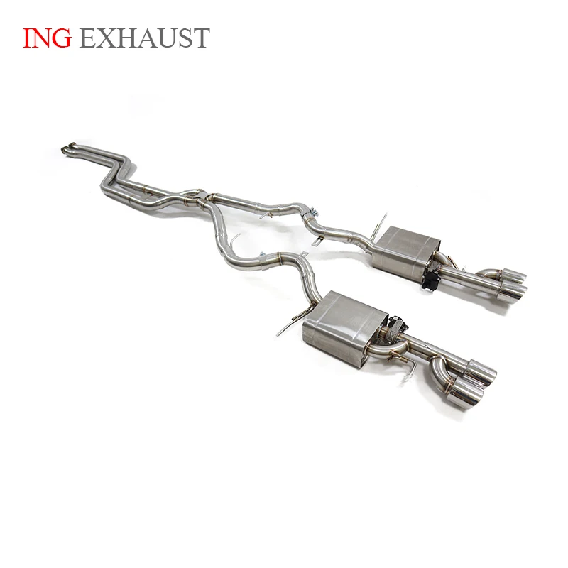 

ING High Quality Wholesale 2007-2011 for BMW 335i E92 Stainless Steel Catback Full Exhaust System With Valve Controller Muffler