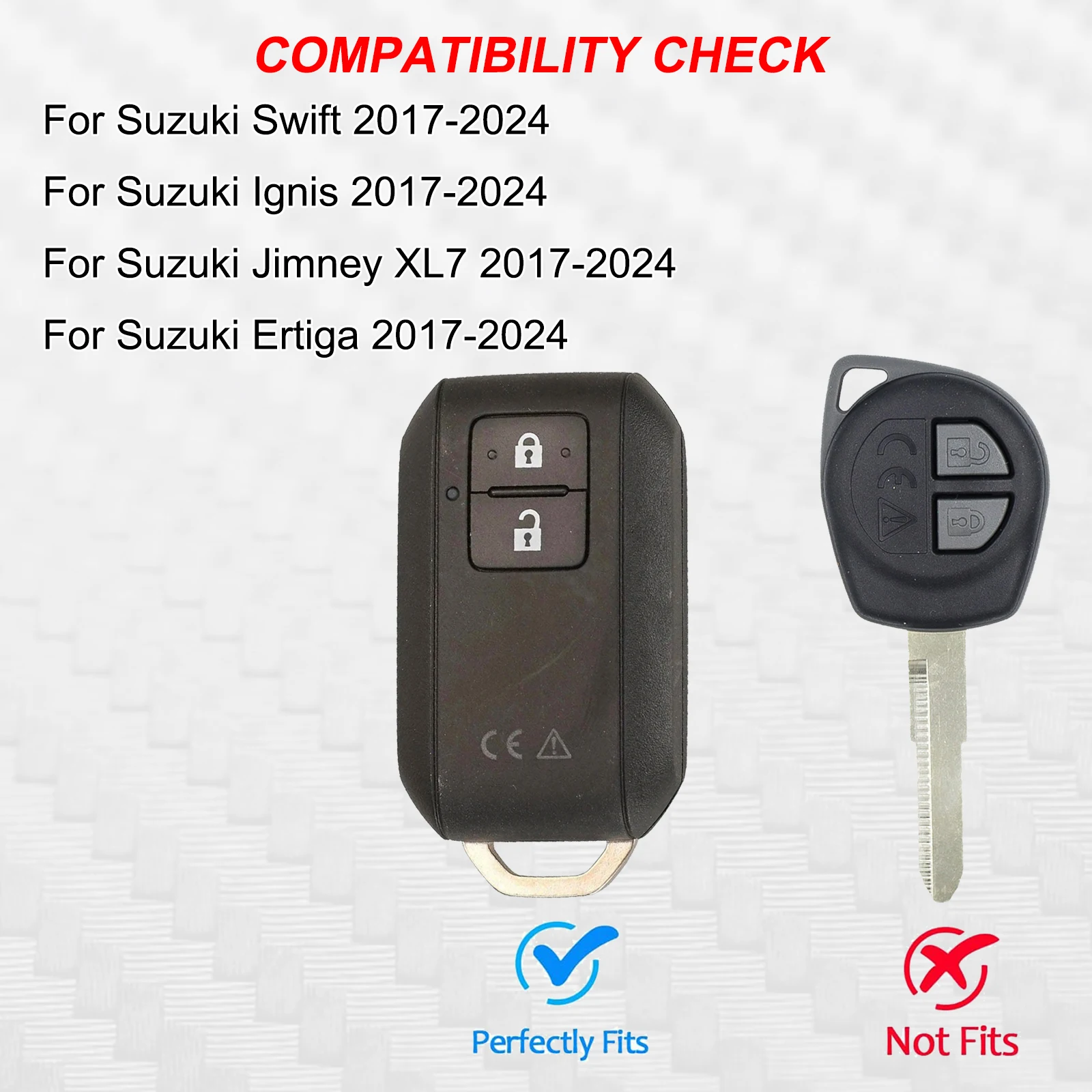 Remote 2 Button Silicone Key Case Cover Shell Holder Protector Protection For Suzuki Jimney XL7 Swift Ignis Ertiga 2017 2018