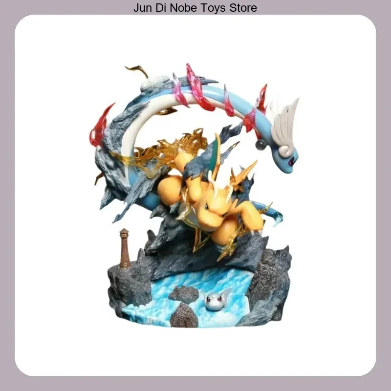 

Dragonite Evolution Set Figure Statue Collection 30cm Desktop Decoration Ornament Toy Gift for Fans