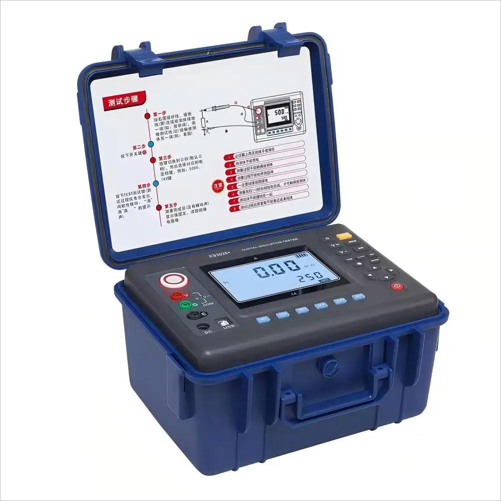 

High-voltage Insulation Resistance Tester With USB Interface Capable Resistance Testing And Voltage Measurement