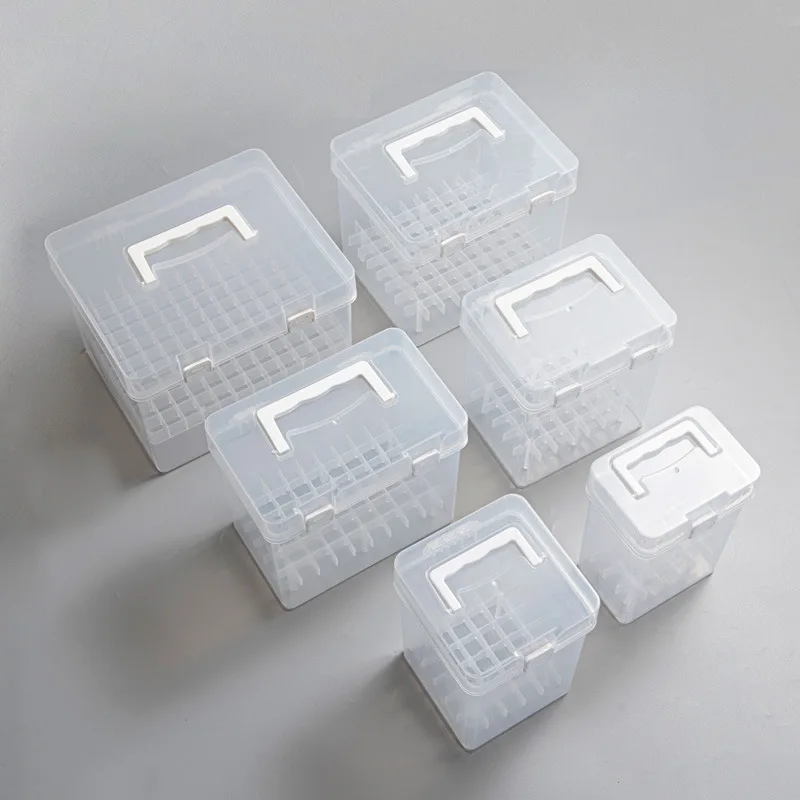 24 36 48 60 80 slot white storage box for pen holder marker pens organize