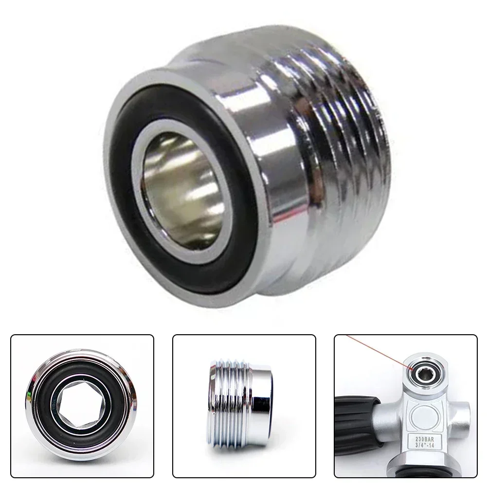 

Diving Cylinder Tank Insert Valve Adaptor Converter Scuba Diving Viton O-Rings A Clamp Convertor Tech Kit DIN-To-Yoke 230bar