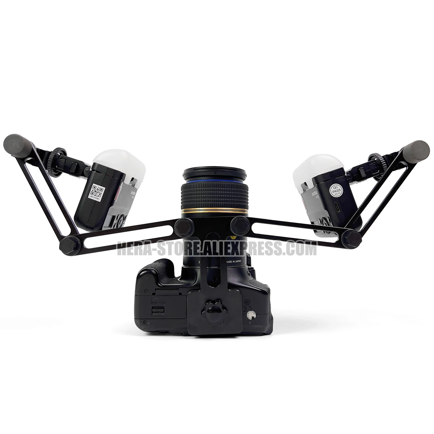 Godox MF12 Orale Makro-Fotohalterung, Doppelkopf-Kaltschuh-Blitzring für Zähne, ästhetisch, vollständiger Gebiss, maxillofacial-Fotografie – Detail 7