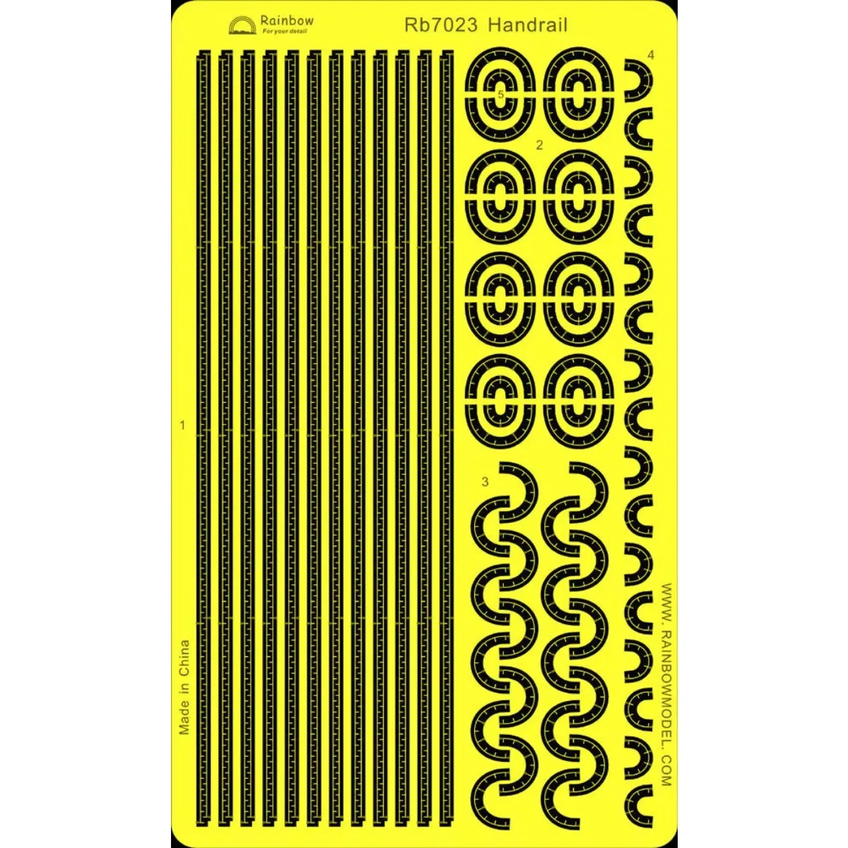 

Rainbow The Etching Part PE 1/700 Handrail Photo-Etched RB7023