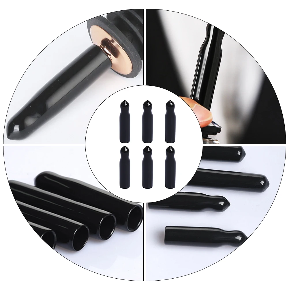 

6pcs Pourer Cap Smooth Safe PVC Covers For Families Hotels Parties Gifts Bottle Pourer Spouts Kitchen Bar Accessories