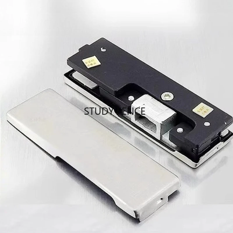 Metal Glass Door Clamp Frameless Universal Spring Door Clamp Indoor Glass Door Clamp Hardware Accessories Hole Installation