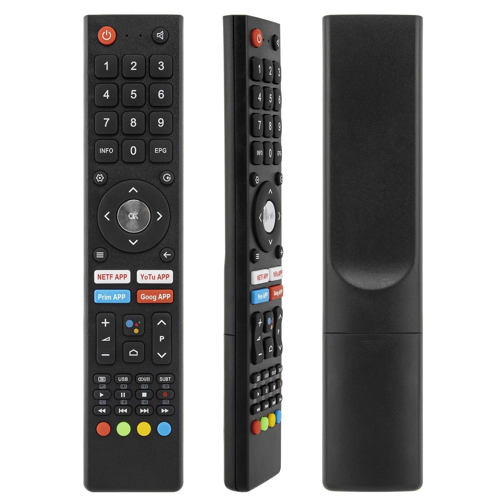 استخدام جهاز التحكم عن بعد بالأشعة تحت الحمراء الجديد للتلفزيون الذكي KOGAN Changhong CHiQ U43H7AN U43H7LX U50H7AN U50H7N U55H7A L32H7N L32H7 بدون صوت