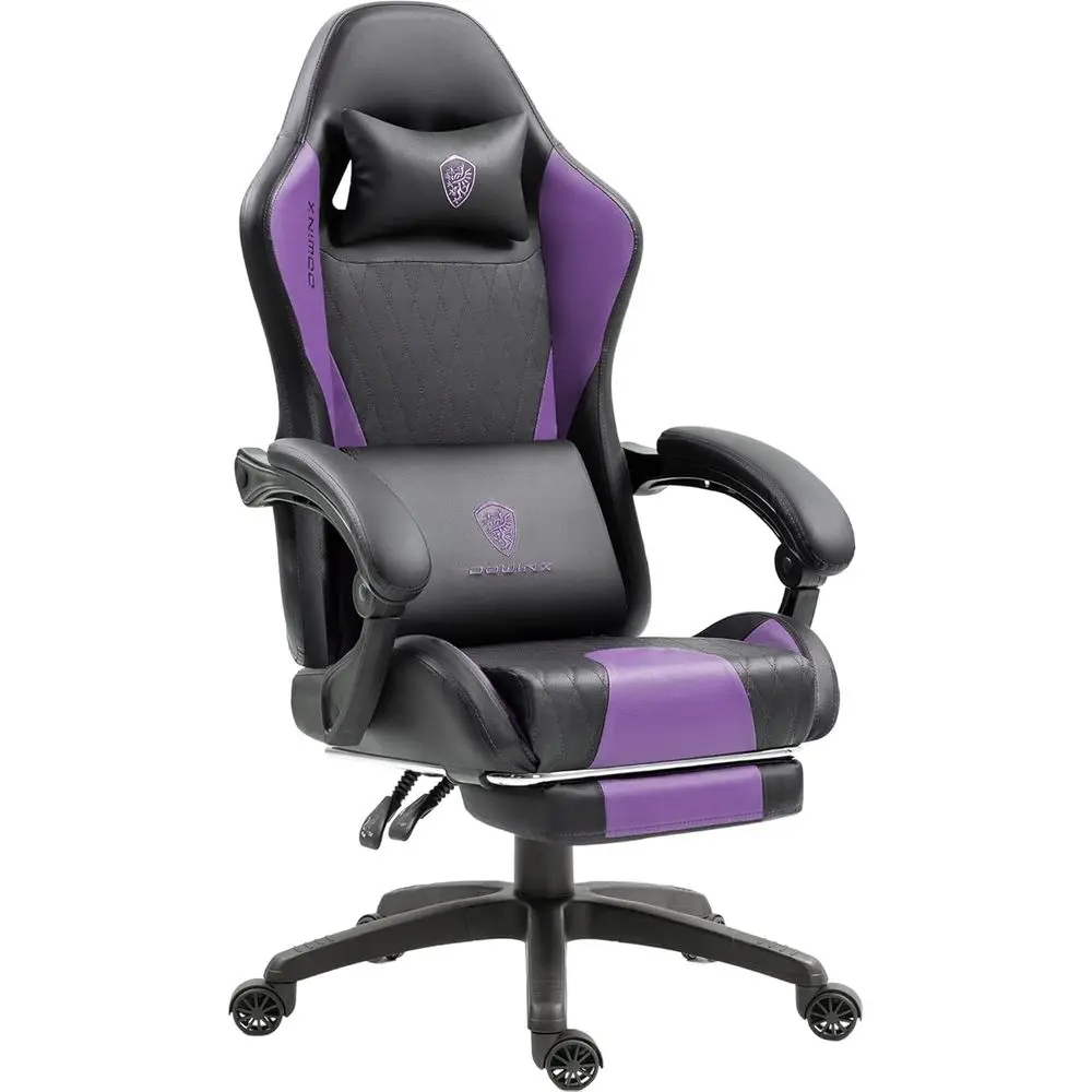 

Ergonomic Adjustable Gaming Chair with Massage, Lumbar Support, and Recline for Adults