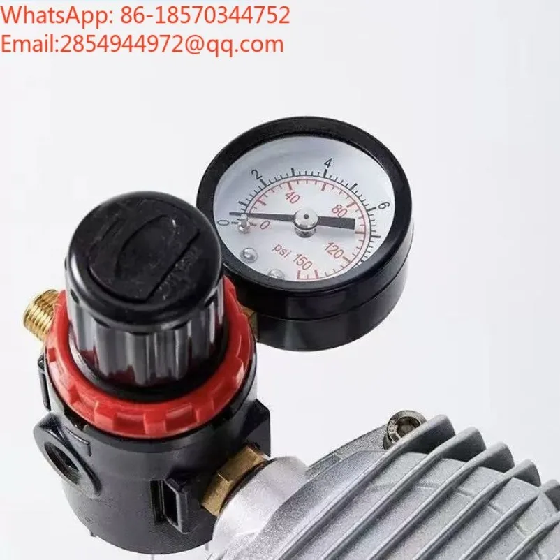 Micro Air Compressor Dual Action Spray Gun with Quick Connector, Used for Model Painting and Artistic Coloring