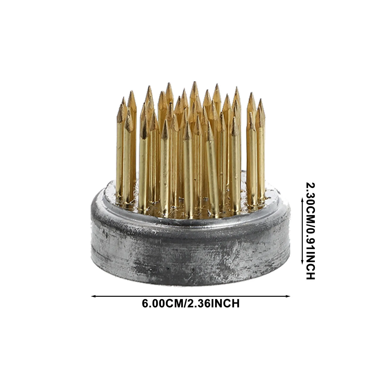

3Pcs Flower Arrangement Base Silicone Metal Needle Holder Durable Floral Pin Fixed Tool DIY Supplies Flower Arrangement Base