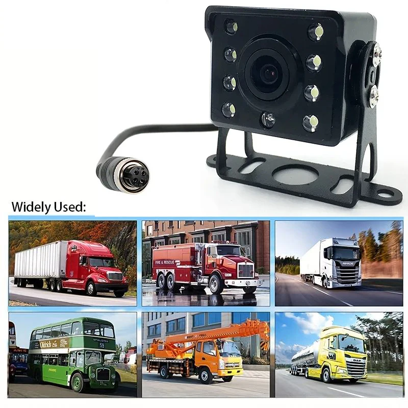 8 LED 4Pin CCD Car Backup Camera for Vehicles Car Rear View Camera Universal HD Camera for Monitor Reversing Parking