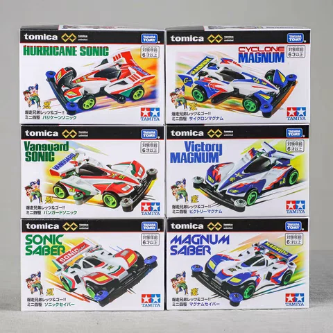 In Stock TOMICA Premium Black Box Bakusou Kyoudai Let's & Go!! Sonic Magnum Series 1st 2nd 3rd Generation Die-Cast Model Car Toy