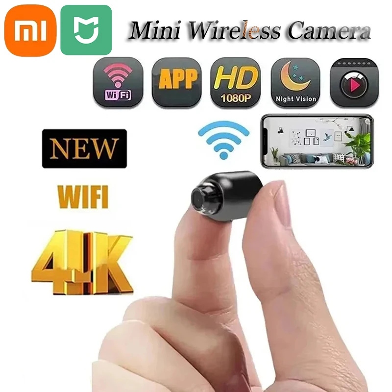 Xiaomi MIJIA Mini Wireless Camera 1080P Surveillance Security Video 120 Degrees Wide Angle Micro Monitor Motion Detect Camcorder