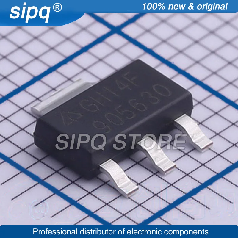 100PCS/LOT AP2114HA-3.3TRG1 AP2114HA 65DB@(100HZ,1KHZ) 1A FIXED 3.3V POSITIVE ELECTRODE 6V SOT-223-3 LDO Original In Stock