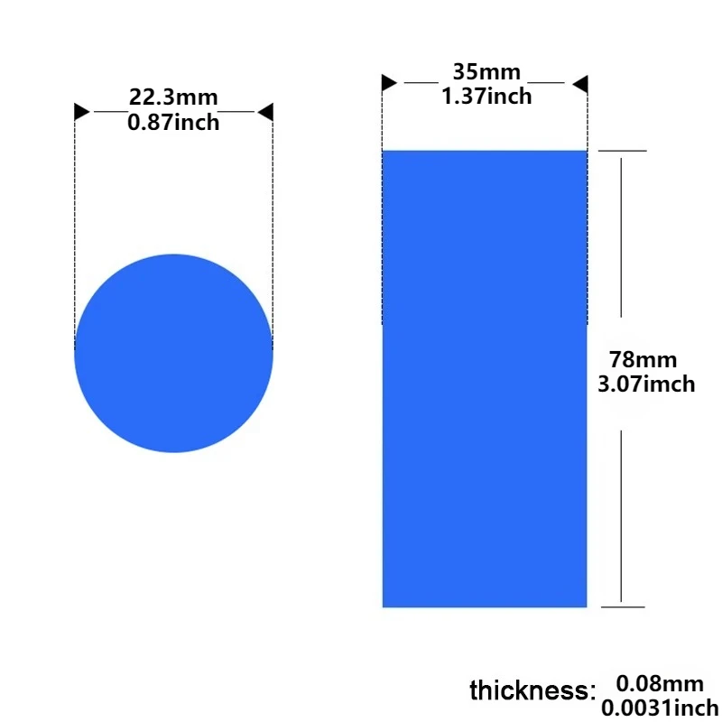 300 pcs/lot Battery Wrap Sleeve Heat Shrink Shrinkable Tube Insulated Battery Skin multicolour PVC 21700 Protector Cover Pipe