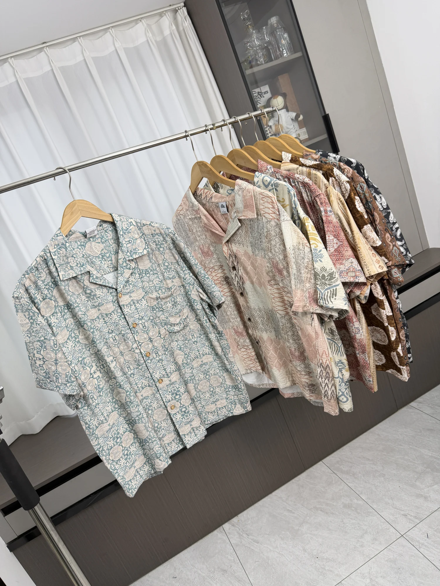 Laid-back Style Cuban Collar Loose Casual Short Sleeve Shirt Men's Summer Breathable Fashion Urban Youth Daily Wear