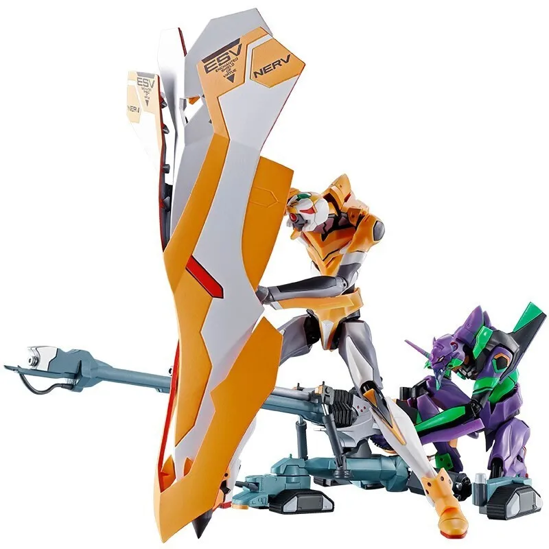 Bandai (BANDAI) new century gospel warrior robot soul EVA model toy gift 18cm yang electronic cannon + ESV shield + G type