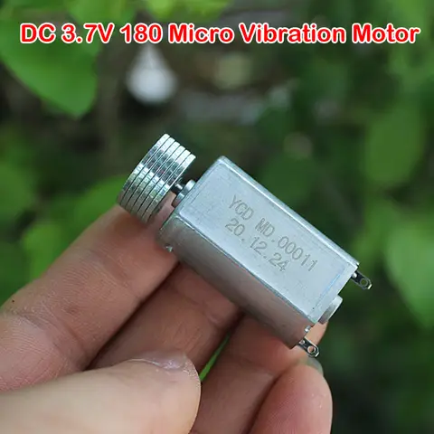 DC 3.7V 180 motore di vibrazione piccolo motore di vibrazione Super forte 6 ruote eccentriche Micro vibratore DC per massaggiatore elettrico